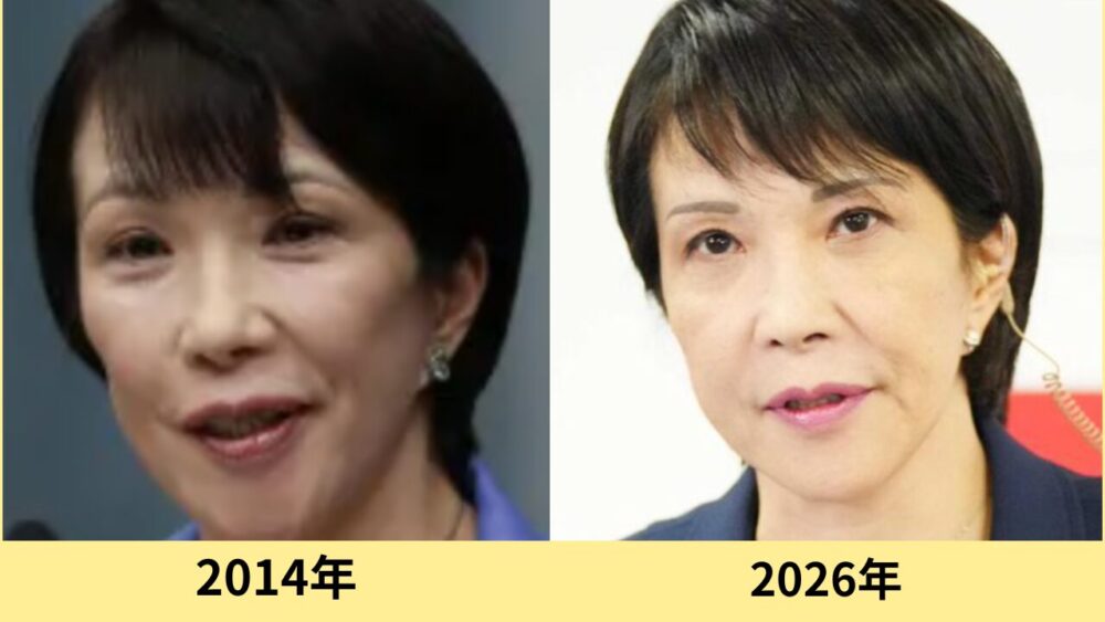 高市早苗　顔変わった